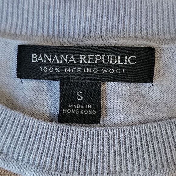 Banana republic 100% extrafine merino wool colorblock sweater size S capsule - Picture 3 of 7
